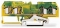 WAGO Svorka 281-657 4vodičová, pro ochranný vodič, na DIN lištu 35 × 15 a 35 × 7,5, CAGE CLAMP®, 4,00 mm², zelenožlutá